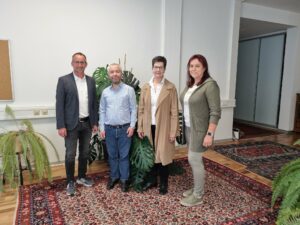 Gerald Petz, Fabian Th. Lipp (beide LC Sierning), Julia Greger, Renate Menne (beide LC Steyr-Omnia) (v.li.).