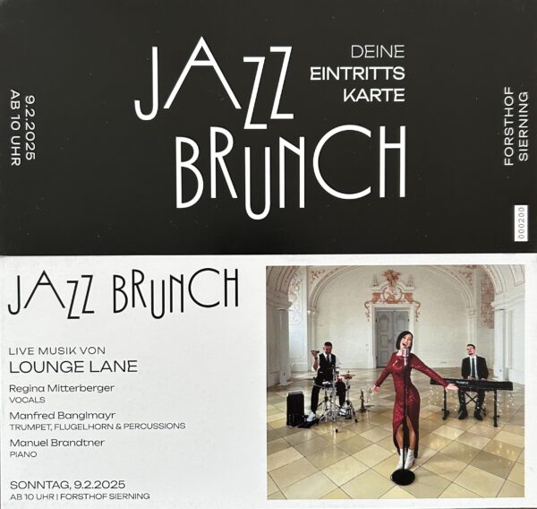 Eintrittskarte Jazz-Brunch